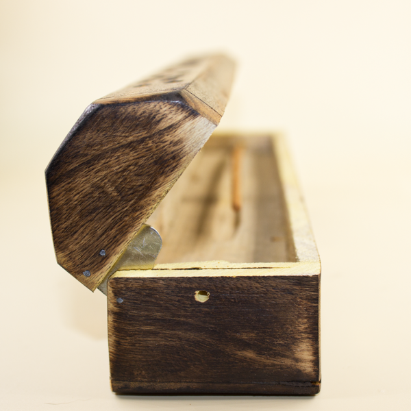 Incensario caja de madera